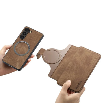 CASENEO MW-03 For Samsung Galaxy S23 Case Wallet Stand Detachable 2-in-1 Leather Phone Cover