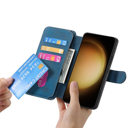 CASENEO MW-03 For Samsung Galaxy S23 Case Wallet Stand Detachable 2-in-1 Leather Phone Cover