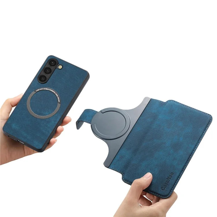 CASENEO MW-03 For Samsung Galaxy S23 Case Wallet Stand Detachable 2-in-1 Leather Phone Cover