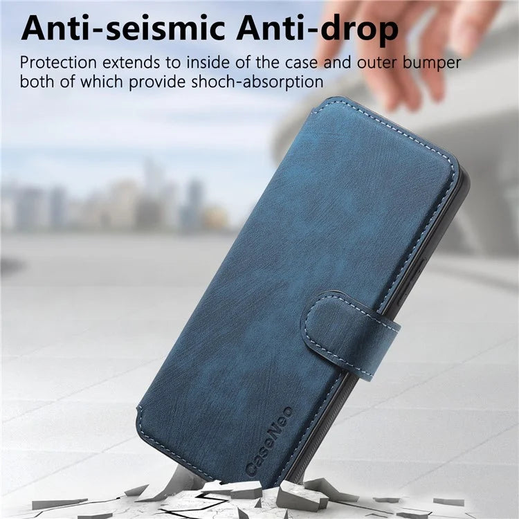 CASENEO MW-03 For Samsung Galaxy S23 Case Wallet Stand Detachable 2-in-1 Leather Phone Cover