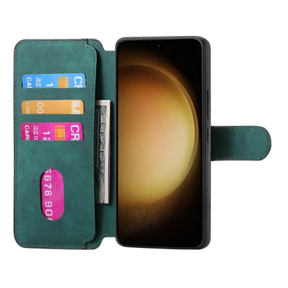 CASENEO MW-03 For Samsung Galaxy S23 Case Wallet Stand Detachable 2-in-1 Leather Phone Cover