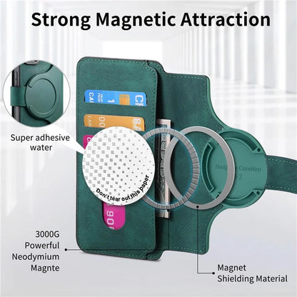 CASENEO MW-03 For Samsung Galaxy S23 Case Wallet Stand Detachable 2-in-1 Leather Phone Cover