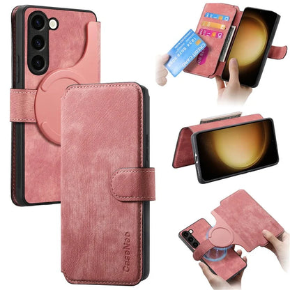 CASENEO MW-03 For Samsung Galaxy S23 Case Wallet Stand Detachable 2-in-1 Leather Phone Cover
