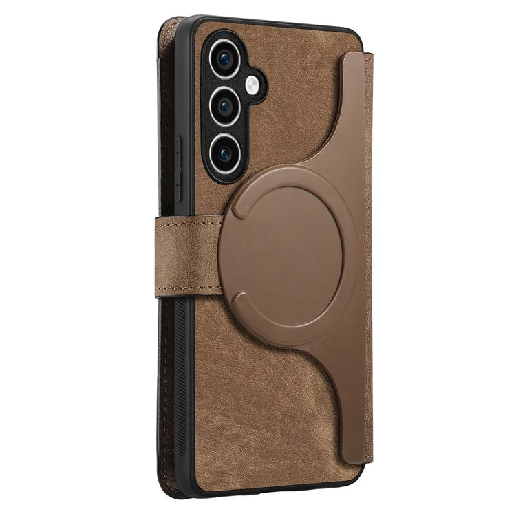 CASENEO MW-03 For Samsung Galaxy S23 FE Case Wallet Stand Detachable 2-in-1 Leather Phone Cover