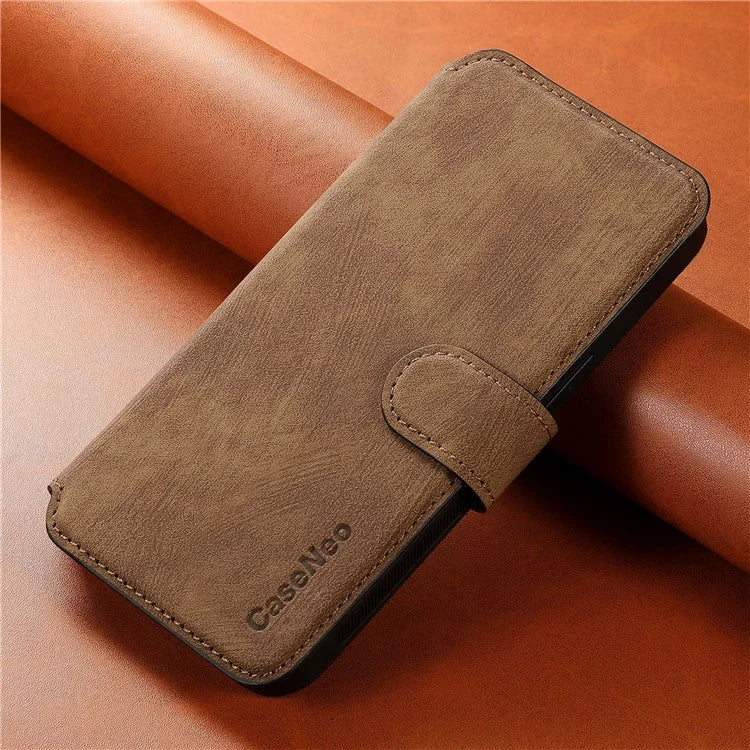CASENEO MW-03 For Samsung Galaxy S23 FE Case Wallet Stand Detachable 2-in-1 Leather Phone Cover