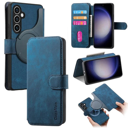 CASENEO MW-03 For Samsung Galaxy S23 FE Case Wallet Stand Detachable 2-in-1 Leather Phone Cover