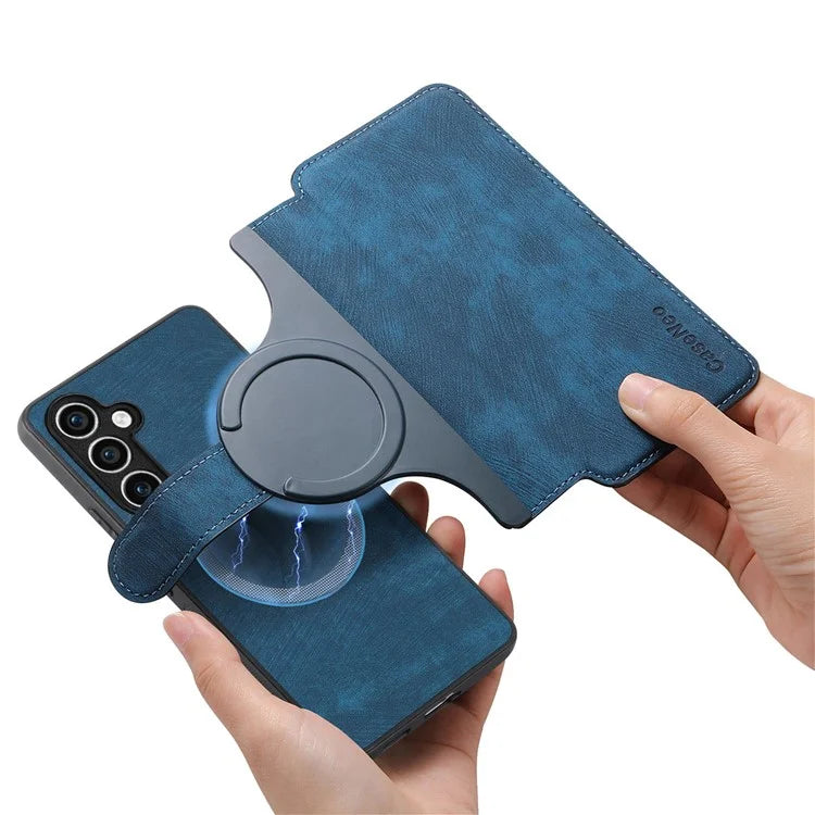 CASENEO MW-03 For Samsung Galaxy S23 FE Case Wallet Stand Detachable 2-in-1 Leather Phone Cover