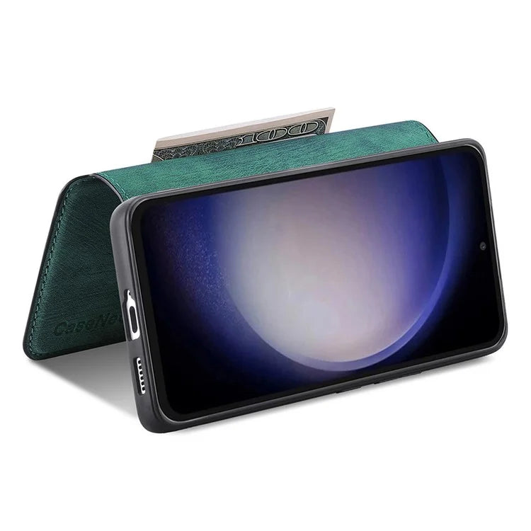 CASENEO MW-03 For Samsung Galaxy S23 FE Case Wallet Stand Detachable 2-in-1 Leather Phone Cover