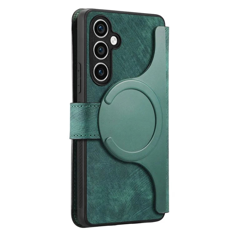 CASENEO MW-03 For Samsung Galaxy S23 FE Case Wallet Stand Detachable 2-in-1 Leather Phone Cover
