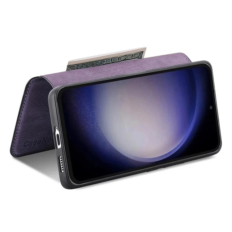 CASENEO MW-03 For Samsung Galaxy S23 FE Case Wallet Stand Detachable 2-in-1 Leather Phone Cover