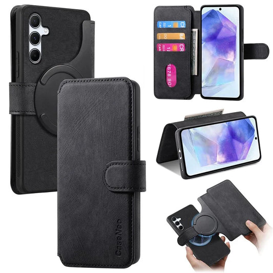 CASENEO MW-03 For Samsung Galaxy A55 5G Case Wallet Stand Detachable 2-in-1 Leather Phone Cover
