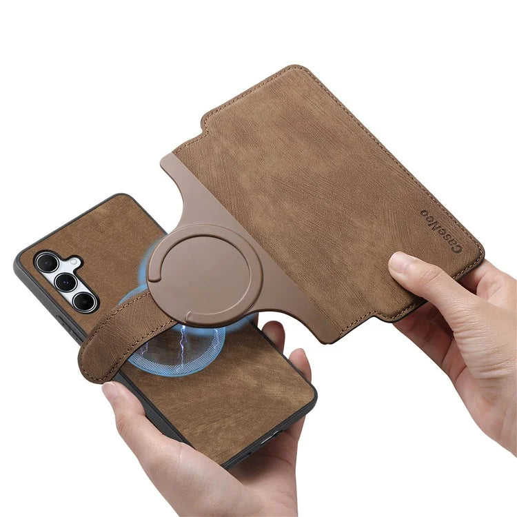 CASENEO MW-03 For Samsung Galaxy A55 5G Case Wallet Stand Detachable 2-in-1 Leather Phone Cover