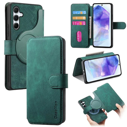 CASENEO MW-03 For Samsung Galaxy A55 5G Case Wallet Stand Detachable 2-in-1 Leather Phone Cover