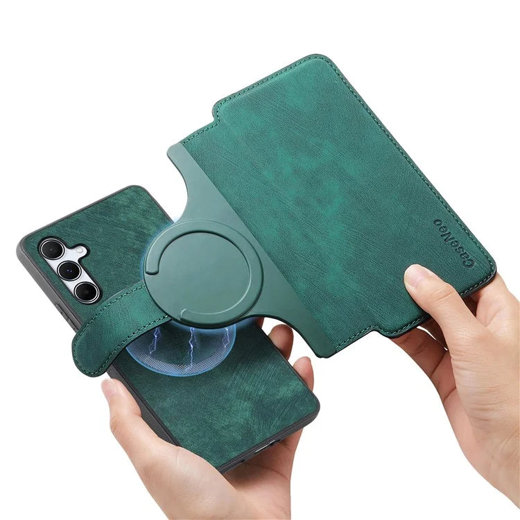 CASENEO MW-03 For Samsung Galaxy A55 5G Case Wallet Stand Detachable 2-in-1 Leather Phone Cover