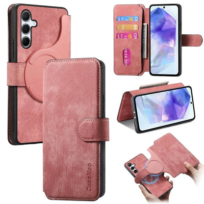 CASENEO MW-03 For Samsung Galaxy A55 5G Case Wallet Stand Detachable 2-in-1 Leather Phone Cover