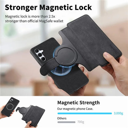 CASENEO MW-03 For Samsung Galaxy A35 5G Case Wallet Stand Detachable 2-in-1 Leather Phone Cover