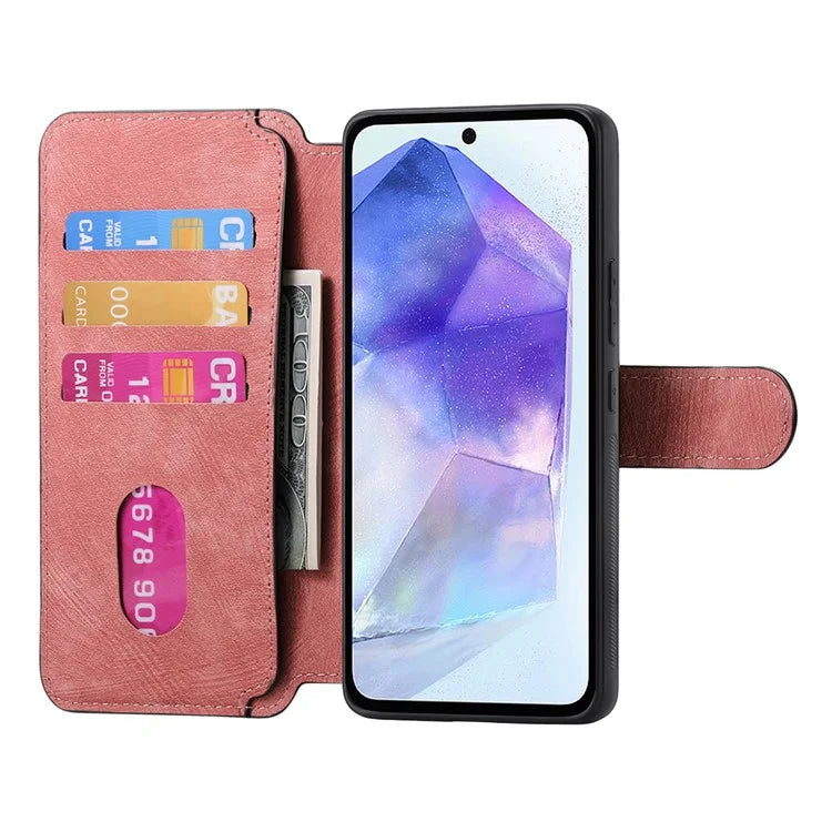 CASENEO MW-03 For Samsung Galaxy A35 5G Case Wallet Stand Detachable 2-in-1 Leather Phone Cover