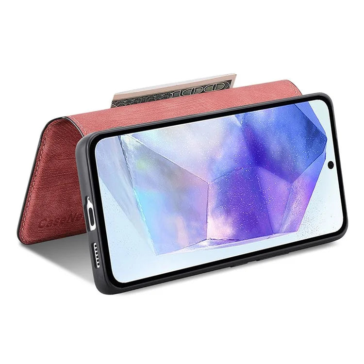 CASENEO MW-03 For Samsung Galaxy A35 5G Case Wallet Stand Detachable 2-in-1 Leather Phone Cover