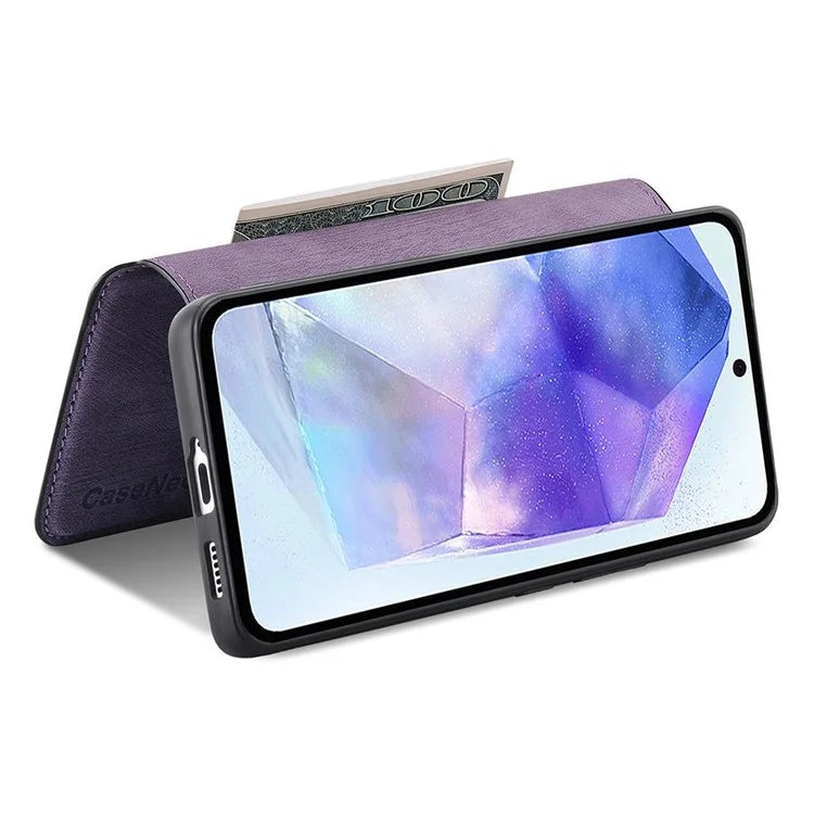 CASENEO MW-03 For Samsung Galaxy A35 5G Case Wallet Stand Detachable 2-in-1 Leather Phone Cover