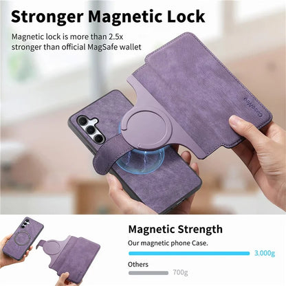 CASENEO MW-03 For Samsung Galaxy A35 5G Case Wallet Stand Detachable 2-in-1 Leather Phone Cover