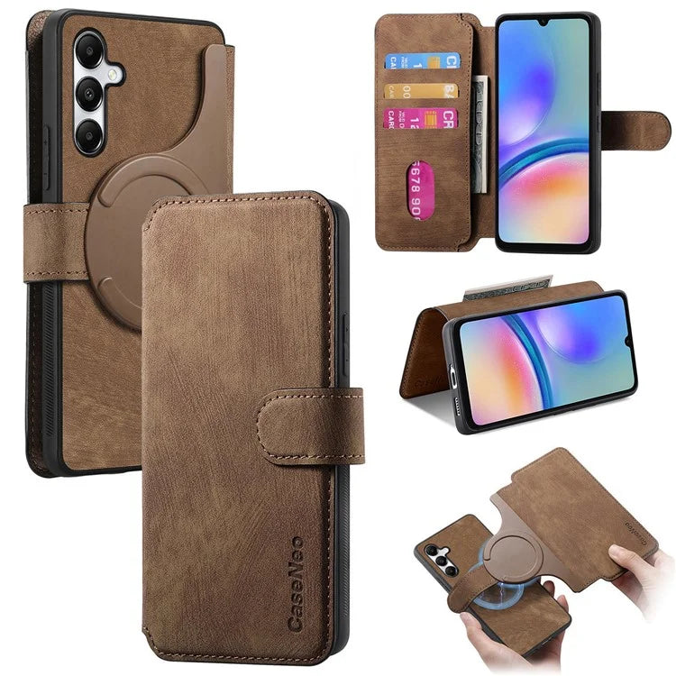 CASENEO MW-03 For Samsung Galaxy A05s 4G Case Wallet Stand Detachable 2-in-1 Leather Phone Cover