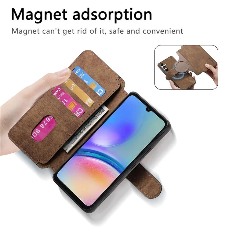 CASENEO MW-03 For Samsung Galaxy A05s 4G Case Wallet Stand Detachable 2-in-1 Leather Phone Cover