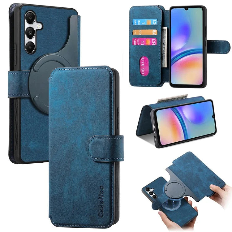 CASENEO MW-03 For Samsung Galaxy A05s 4G Case Wallet Stand Detachable 2-in-1 Leather Phone Cover
