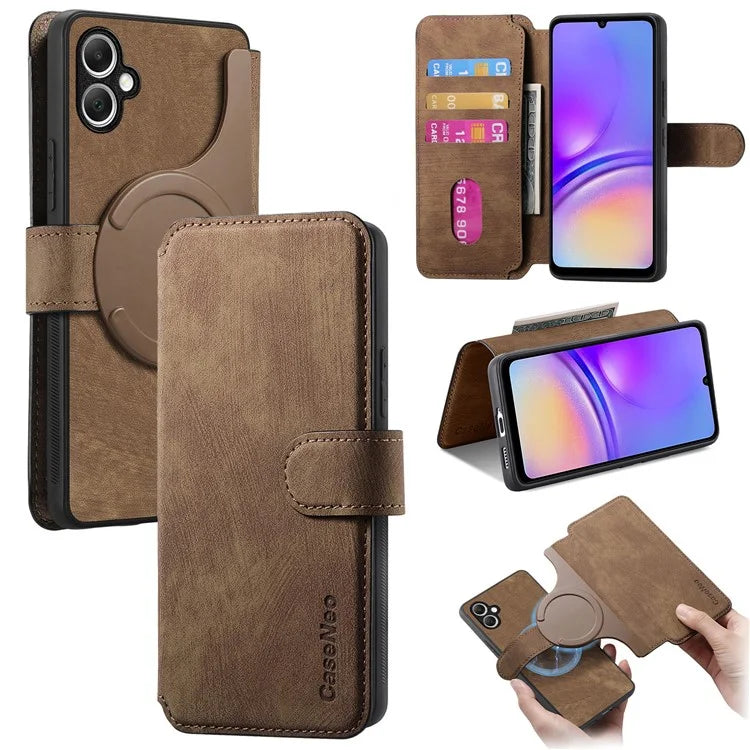 CASENEO MW-03 For Samsung Galaxy A05 4G Case Wallet Stand Detachable 2-in-1 Leather Phone Cover