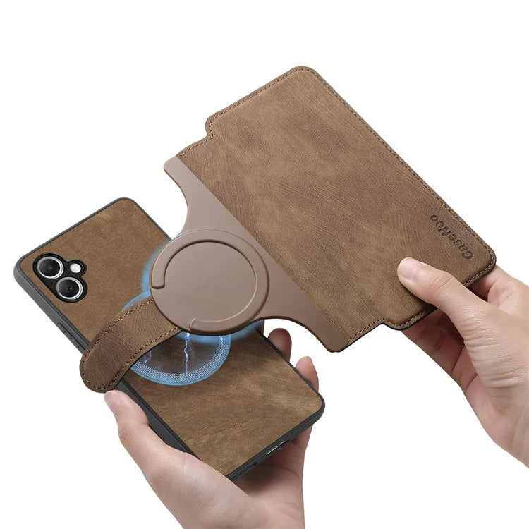 CASENEO MW-03 For Samsung Galaxy A05 4G Case Wallet Stand Detachable 2-in-1 Leather Phone Cover