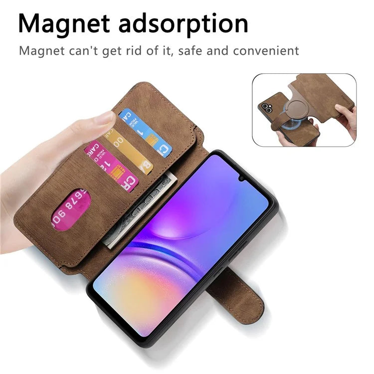 CASENEO MW-03 For Samsung Galaxy A05 4G Case Wallet Stand Detachable 2-in-1 Leather Phone Cover