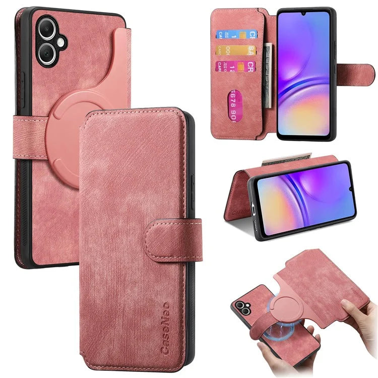 CASENEO MW-03 For Samsung Galaxy A05 4G Case Wallet Stand Detachable 2-in-1 Leather Phone Cover
