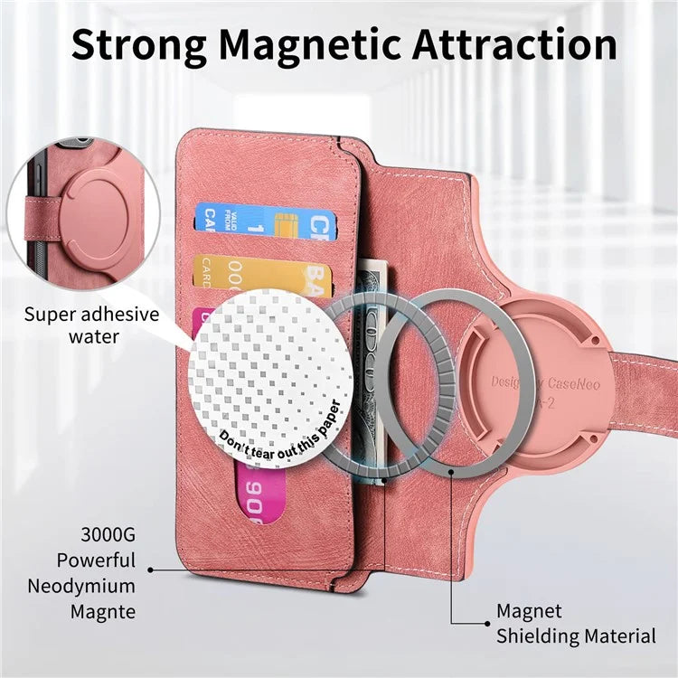 CASENEO MW-03 For Samsung Galaxy A05 4G Case Wallet Stand Detachable 2-in-1 Leather Phone Cover