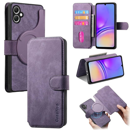 CASENEO MW-03 For Samsung Galaxy A05 4G Case Wallet Stand Detachable 2-in-1 Leather Phone Cover