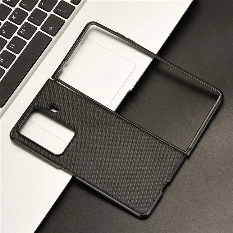 For Honor Magic Vs3 5G Case Carbon Fiber Texture Shockproof PU+PC Phone Cover