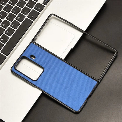 For Honor Magic Vs3 5G Case Carbon Fiber Texture Shockproof PU+PC Phone Cover