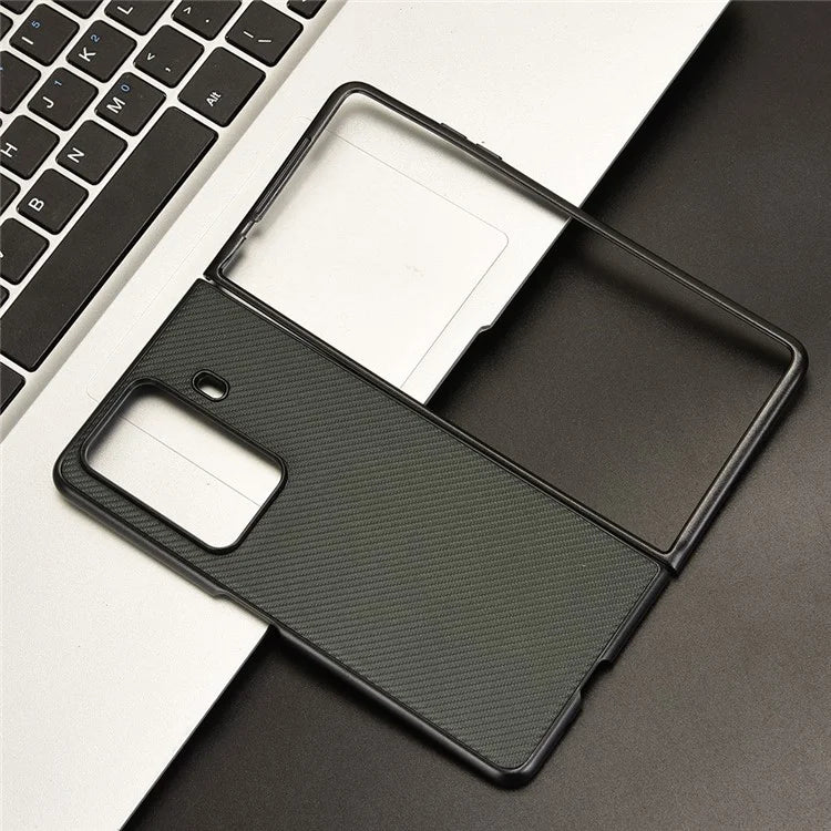 For Honor Magic Vs3 5G Case Carbon Fiber Texture Shockproof PU+PC Phone Cover
