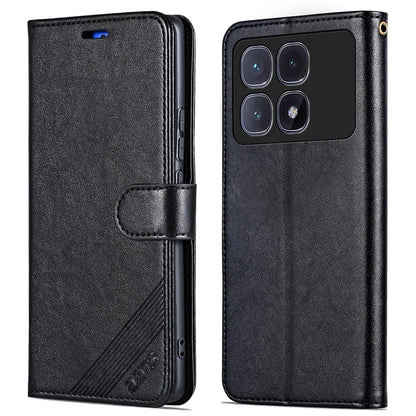 AZNS For Xiaomi Redmi K70 Ultra Case Anti-Scratch PU Leather Stand Wallet Phone Cover
