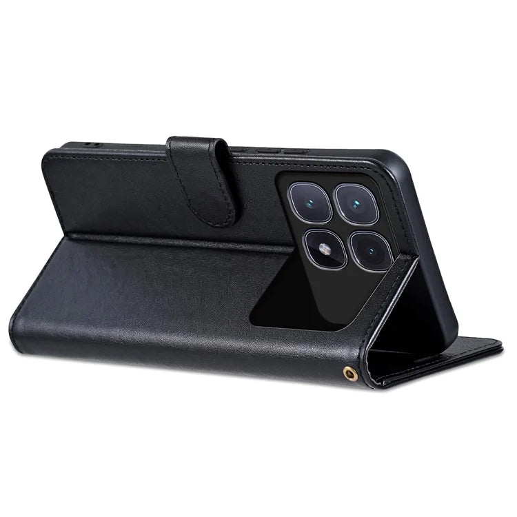 AZNS For Xiaomi Redmi K70 Ultra Case Anti-Scratch PU Leather Stand Wallet Phone Cover