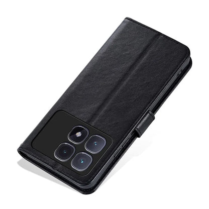 AZNS For Xiaomi Redmi K70 Ultra Case Anti-Scratch PU Leather Stand Wallet Phone Cover