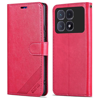 AZNS For Xiaomi Redmi K70 Ultra Case Anti-Scratch PU Leather Stand Wallet Phone Cover