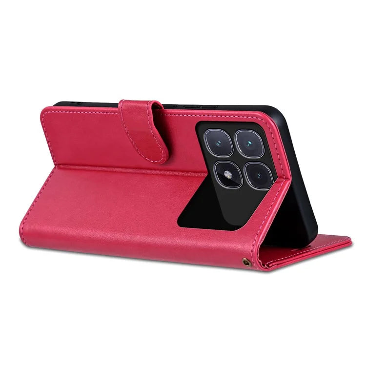 AZNS For Xiaomi Redmi K70 Ultra Case Anti-Scratch PU Leather Stand Wallet Phone Cover