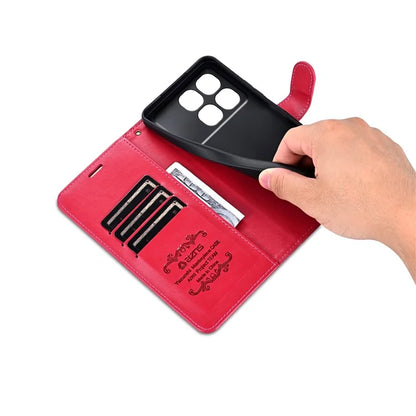 AZNS For Xiaomi Redmi K70 Ultra Case Anti-Scratch PU Leather Stand Wallet Phone Cover