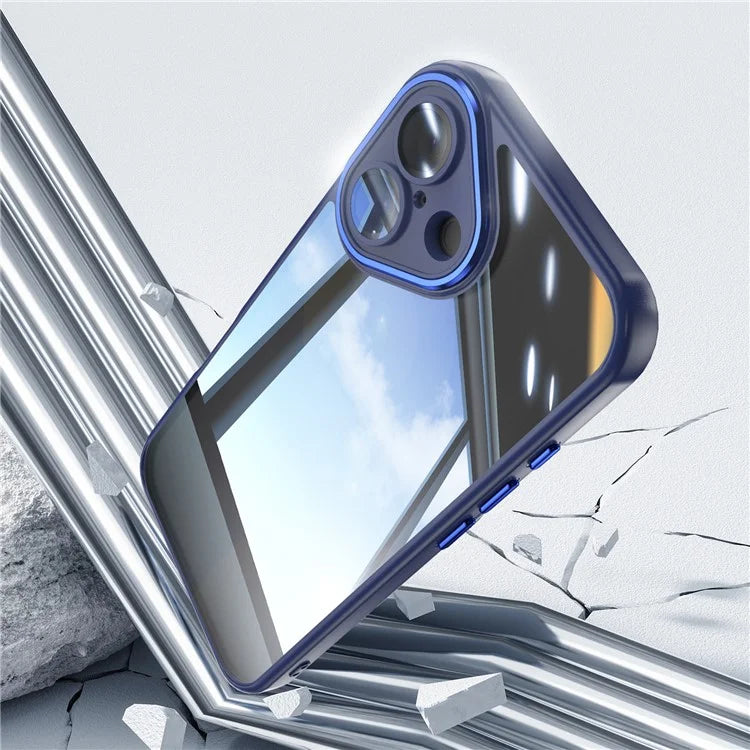 For iPhone 16 Case Drop-Proof TPU + Acrylic Protective Phone Cover