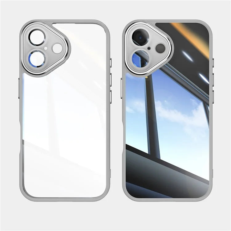 For iPhone 16 Case Drop-Proof TPU + Acrylic Protective Phone Cover