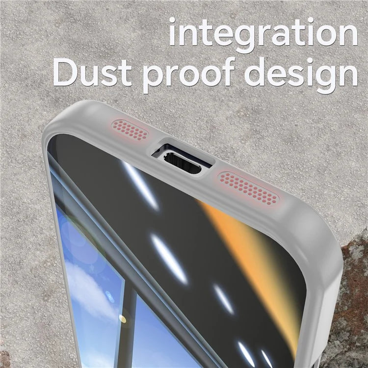 For iPhone 16 Case Drop-Proof TPU + Acrylic Protective Phone Cover