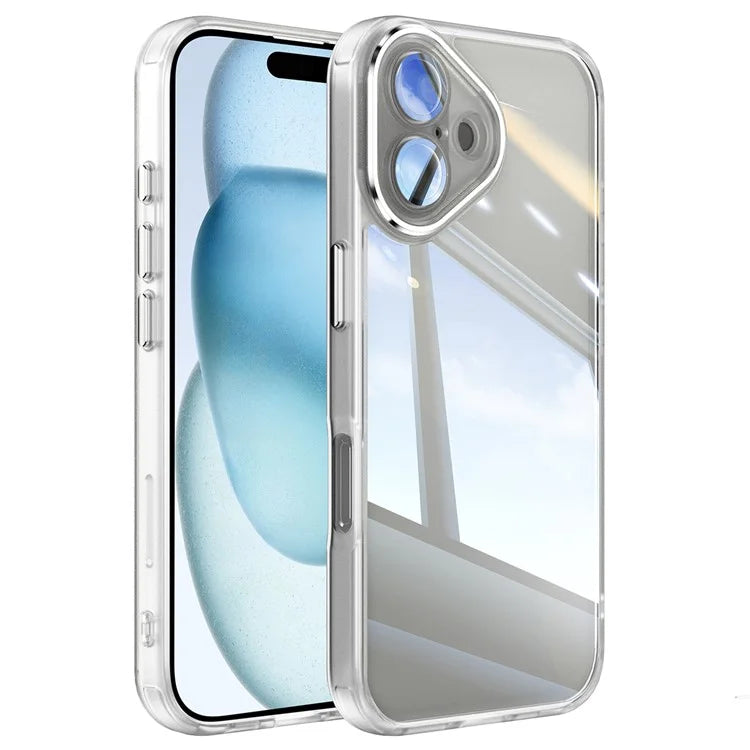 For iPhone 16 Case Drop-Proof TPU + Acrylic Protective Phone Cover