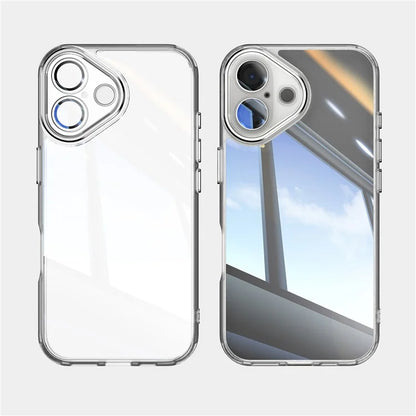 For iPhone 16 Case Drop-Proof TPU + Acrylic Protective Phone Cover
