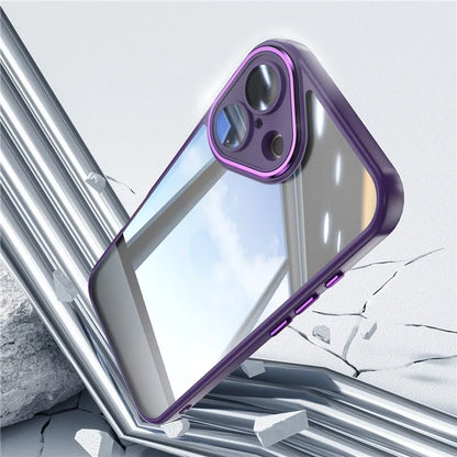 For iPhone 16 Plus Case Drop-Proof TPU + Acrylic Protective Phone Cover