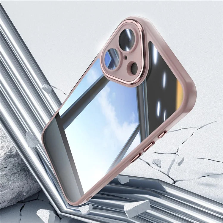 For iPhone 16 Plus Case Drop-Proof TPU + Acrylic Protective Phone Cover