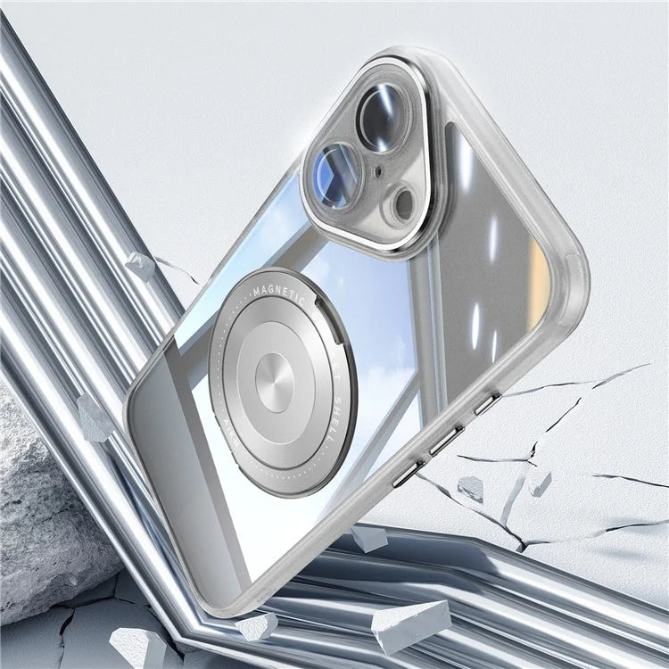 For iPhone 16 Plus Case Drop-Proof TPU + Acrylic Protective Phone Cover